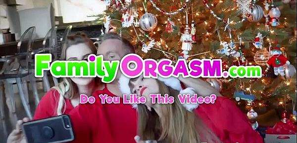  FamilyOrgasm.com - Christmas Intimate Family Fucking 2018